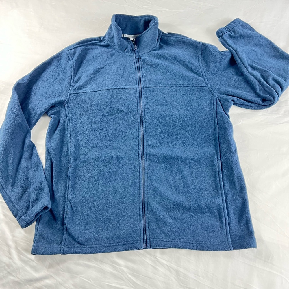 STARTER Men’s Navy Fleece Jacket